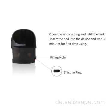 Veiik 3D Glas offenes Pod System Vape